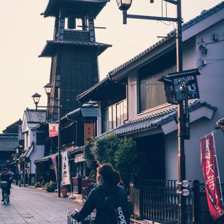 Kawagoe Japan Sightseeing Stadtbild Nostalgie